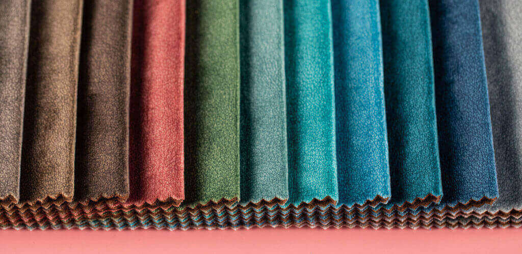 Design names and fabric materials in English