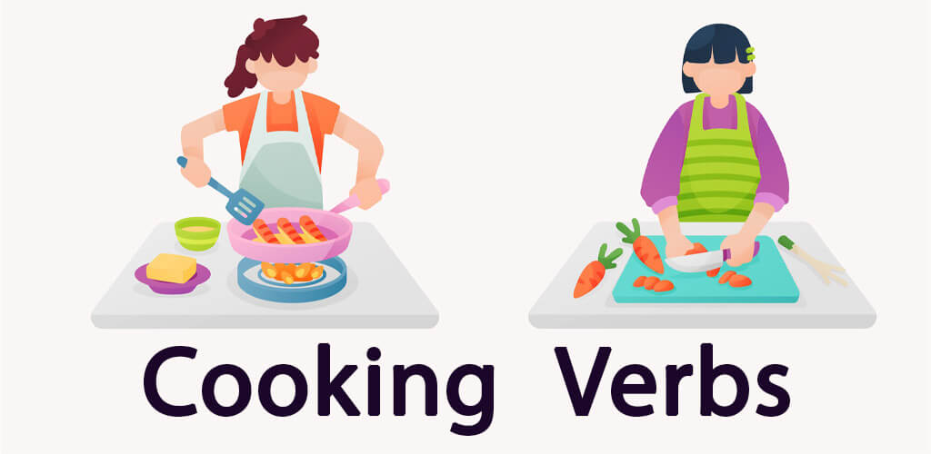 Cooking verbs in English
